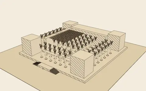 3D model: The Apadana at Persepolis.