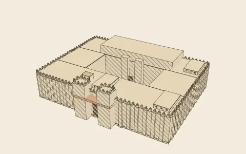 3D model: A Babylonian temple.