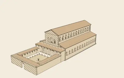 3D model: The Early Christian basilica.