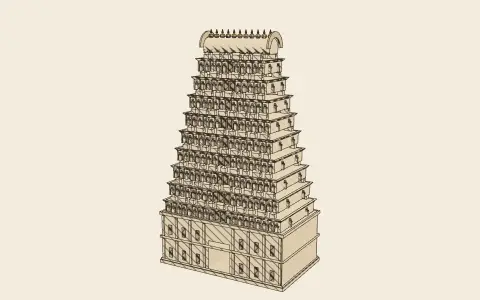 3D model: The gopura.
