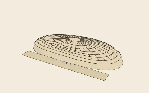 3D model: The landform shell.