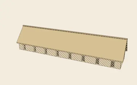 3D model: An Inca great hall.