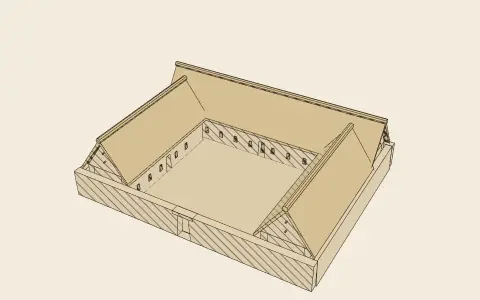 3D model: An Inca kancha.