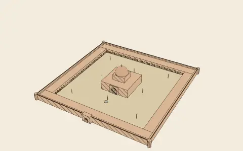 3D model: The palace of the Green Dome, Baghdad.