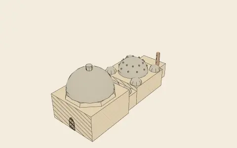 3D model: The hammam.