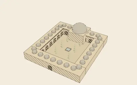 3D model: The Ottoman madrasa.