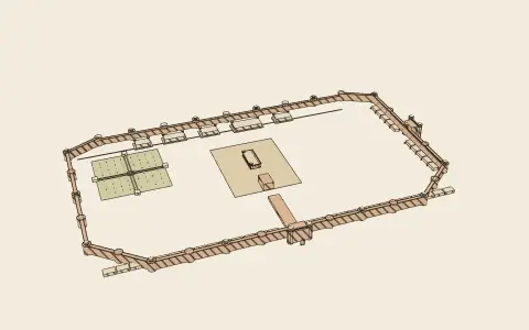 3D model: The Red Fort, Delhi.