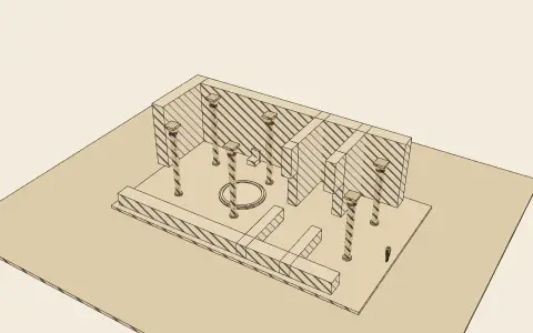 3D model: The Mycenaean megaron.