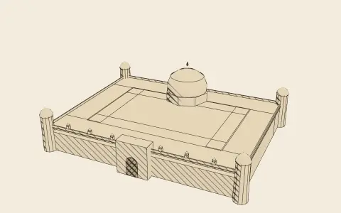 3D model: A Nayaka palace.