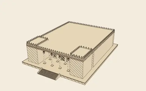 3D model: An Achaemenid columned hall.