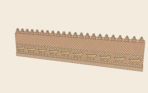 3D model: The Processional Way of Babylon.
