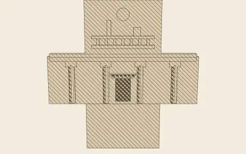 3D model: An Achaemenid rock-cut tomb.