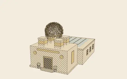 3D model: The Secession building.