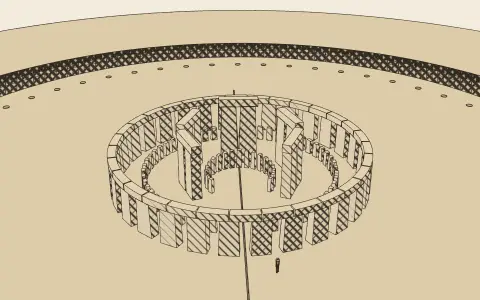 3D model: Stonehenge.