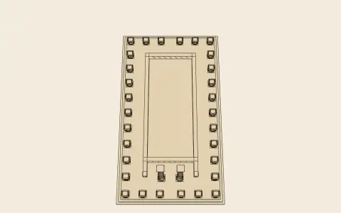 3D model: Temple plans.