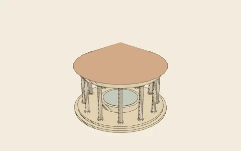 3D model: A market tholos.