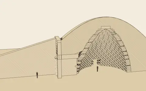 3D model: The tholos tomb.