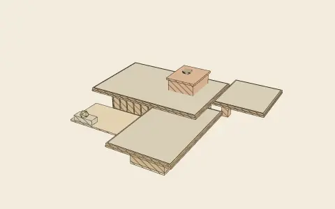 3D model: The Usonian house.