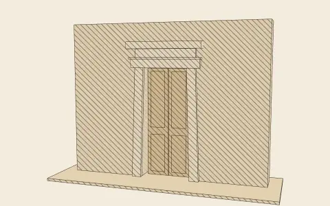 3D model: The Vitruvian doorway.
