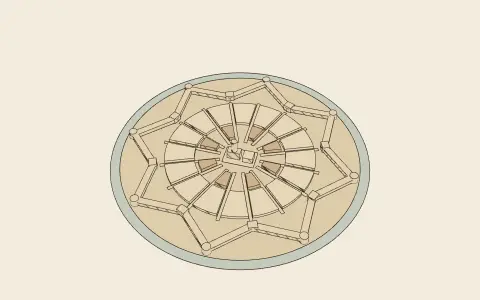 The ideal city: the model drawn as an engraving