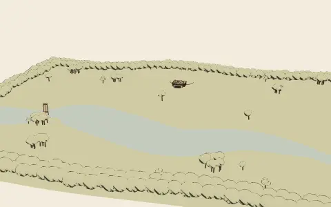 The English landscape park: the model drawn as an engraving