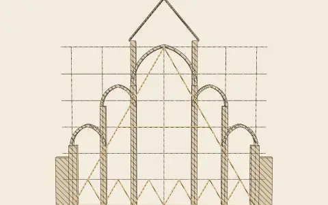 Ad quadratum and ad triangulum: the model drawn as an engraving