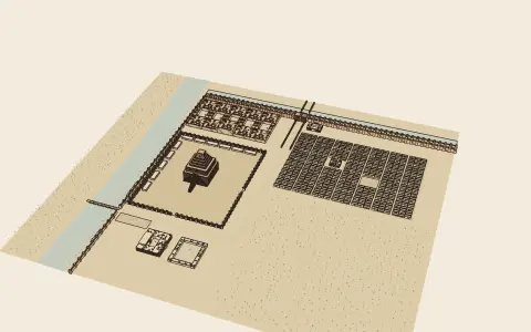 A town in each style: the model drawn as an engraving