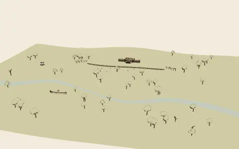 The English landscape park: the model drawn as an engraving