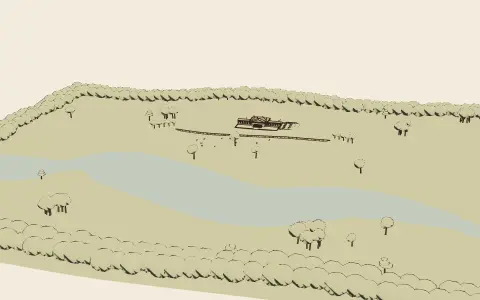 The English landscape park: the model drawn as an engraving
