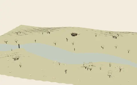 The English landscape park: the model drawn as an engraving