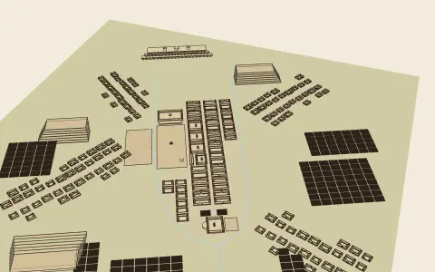 Cuzco, the Inca capital: the town's model seen from above, drawn as an engraving